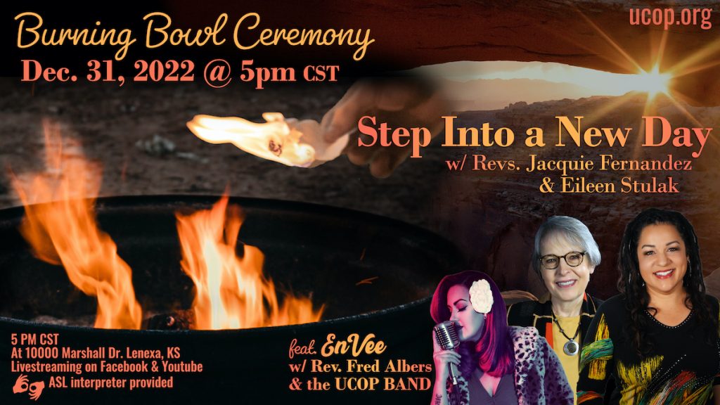 Burning Bowl Ceremony 2023 Unity Church Overland Park