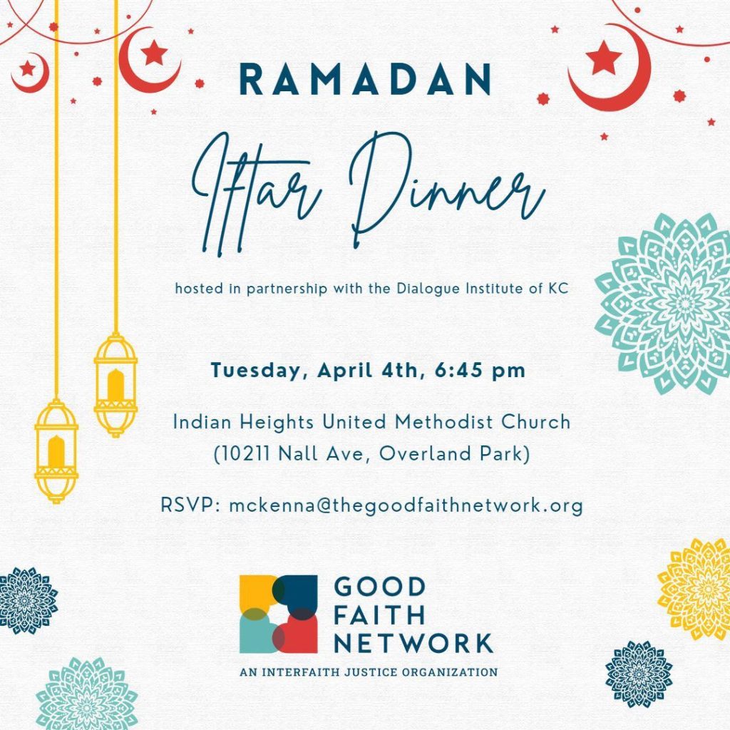 Ramadan 2023 April Iftar Dinner Overland Park Kansas City