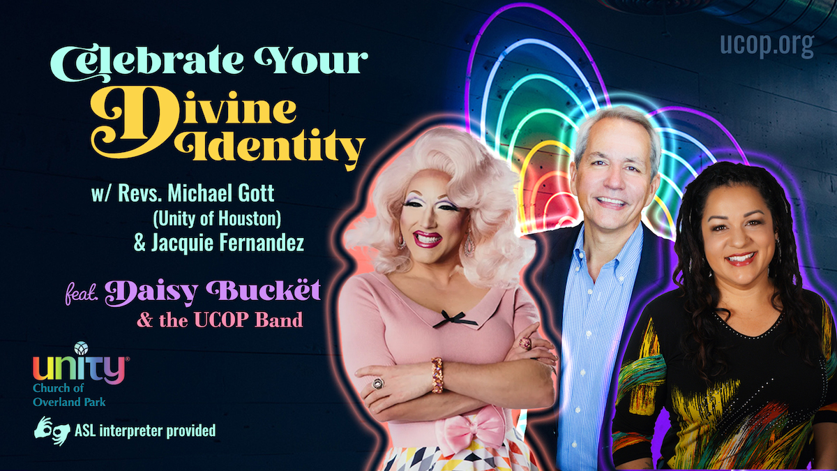 Celebrate Your Divine Identity Daisy Bucket July 2 performs UCOP LGBTQ friendly church KC